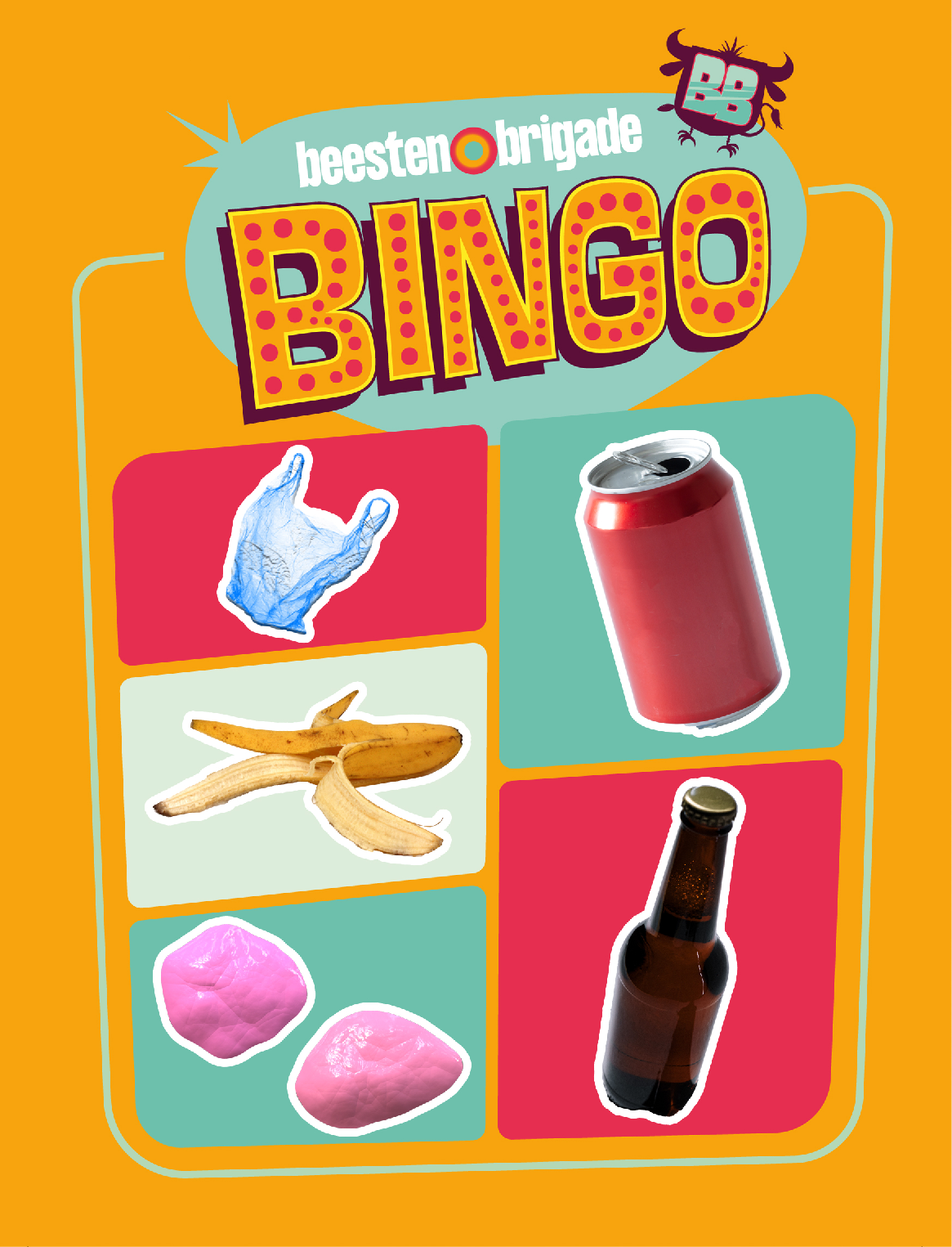 Bingokaart afval