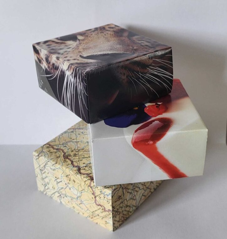 Bekijk afbeelding van Vouw zelf je unieke cadeaudoosje van 'oud' papier op Vouw zelf je unieke cadeaudoosje van 'oud' papier van Zonder Meer